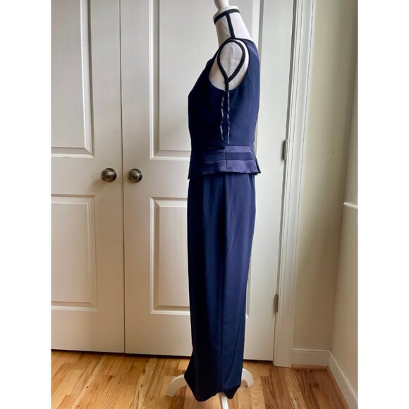 Jones New York Evening Navy Gown - Size 8P - Picture 4 of 8